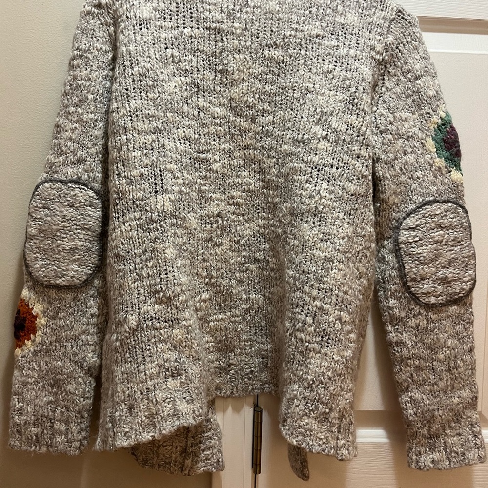 Cozy Sundance S Multicolor loose knit cardigan Button-Up Sweater guc - Picture 7 of 10